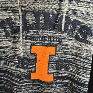New Bruzer Illinois fighting illini hooded sweater